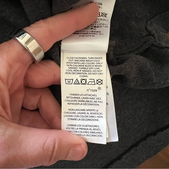 Polo Ralph Lauren Estate-Rib Quarter-Zip Pullover Gray size XXL - Picture 9 of 10